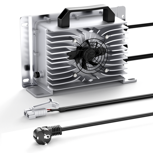 Suraziki 48V 30A Blei-Säure-Batterieladegerät, IP65 wasserdicht, Schnellladegerät für AGM-, Gel- und Blei-Säure-Batterien von Golfwagen